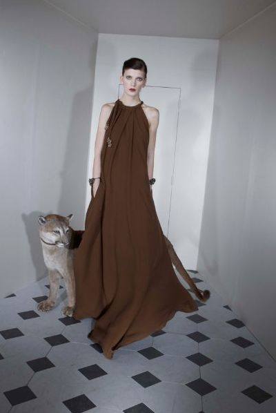 Ева Мендес в платье дизайна Lanvin 