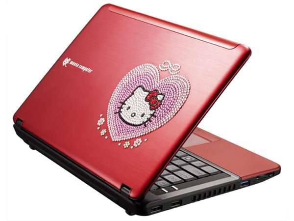 Ноутбук в стиле Hello Kitty