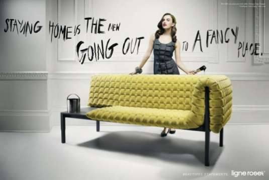 Английская реклама итальянских диванов