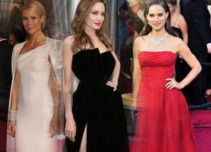 Оскар 2012 - лучшие платья на красном ковре