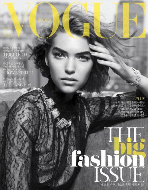 Аризона Мьюз на обложке Vogue Китай