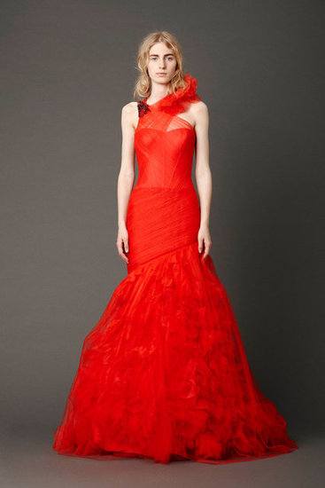 Красные свадебные платья Vera Wang