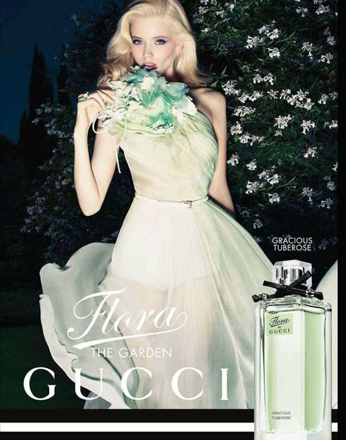 Эбби Ли Кершоу в кампании Flora от Gucci