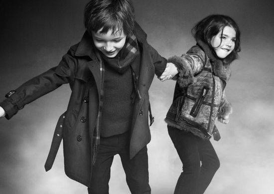 Осенняя кампания Burberry Childrenswear для детей