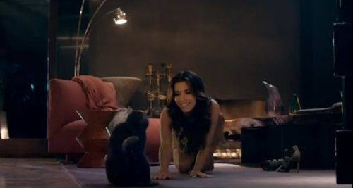 Ева Лонгория в рекламе кошачьего корма Sheba