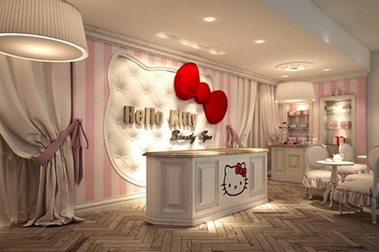 Первый в мире Спа-салон Hello Kitty!