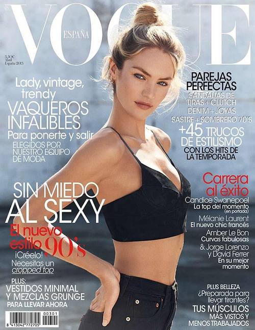 Кэндис Свейнпол на обложке Vogue Spain