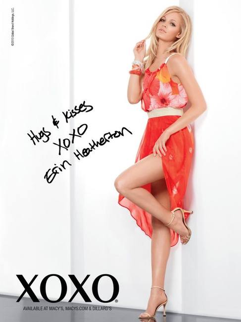 Эрин Хизертон - новое лицо бренда XOXO