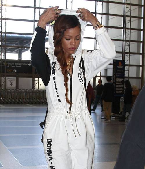 Rihanna с шикарной косой