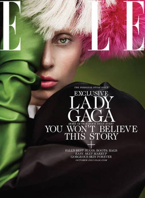 Леди Гага на обложке журнала Elle
