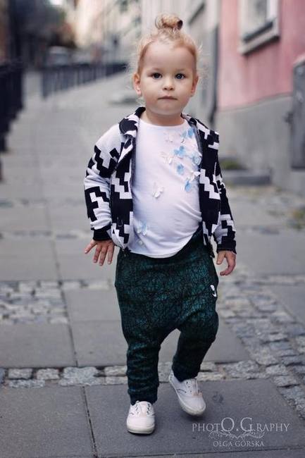 Детская мода: в роли модели 2-летняя Элис