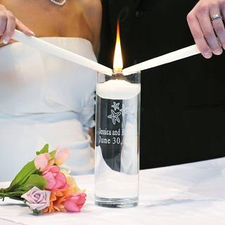 Оригинальные и необычные свадебные свечи