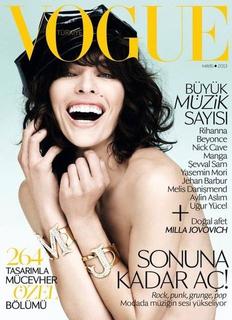 Милла Йовович на обложке Vogue Турция