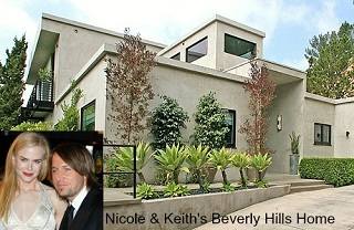 Дом Николь Кидман в частном сектре в Беверли-Хиллз