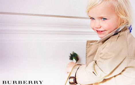 Рекламная кампания Burberry Children