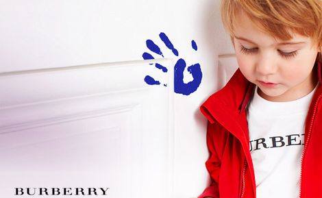 Рекламная кампания Burberry Children