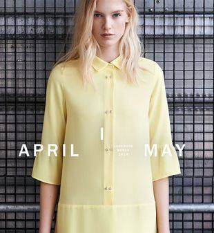 Новый лукбук Zara на апрель-май этого года
