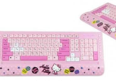 Девичьи аксессуары Hello Kitty для домашнего компьютера